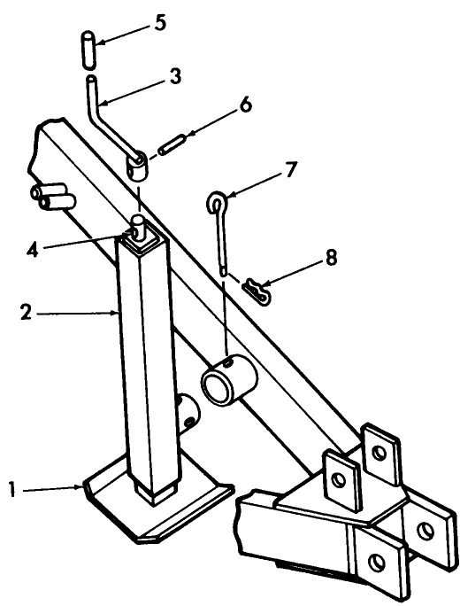 043 PARKING JACK, 7-80/ - 133-SERIES