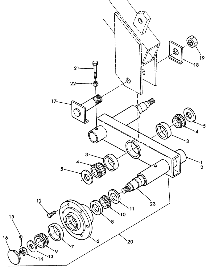 006 WALKING BEAM AXLE