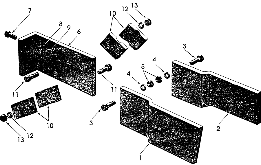 002 COULTER MOUNTING KITS, 144 SERIES - 10-612,10-642