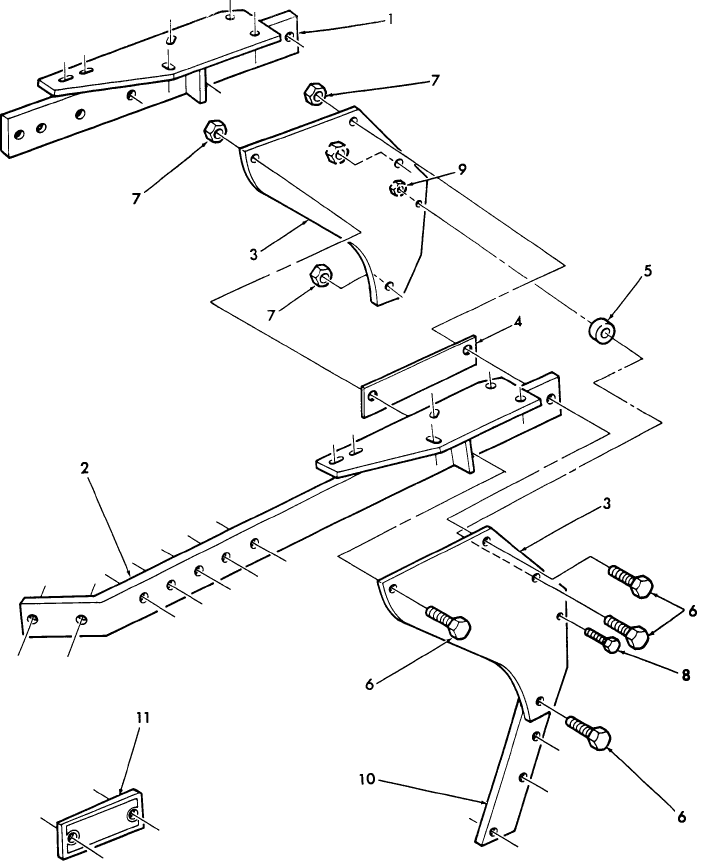 014 SHEAR BOLT VERTICAL BEAM PARTS