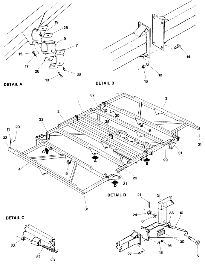 001 MAIN & WING FRAMES