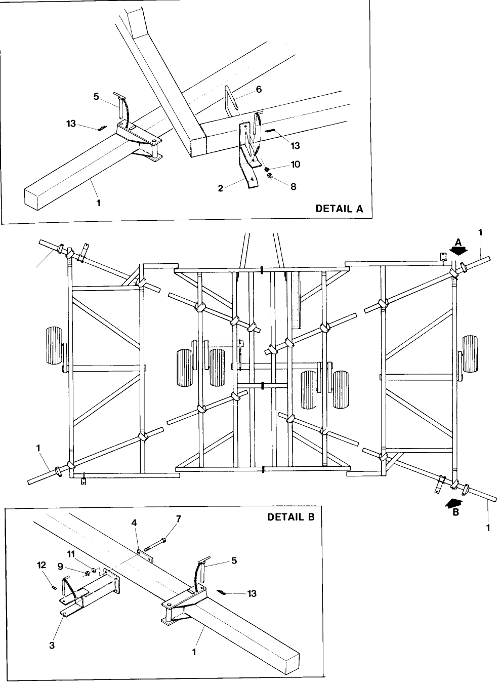 003 FOLDING GANG BEAM MOUNTING