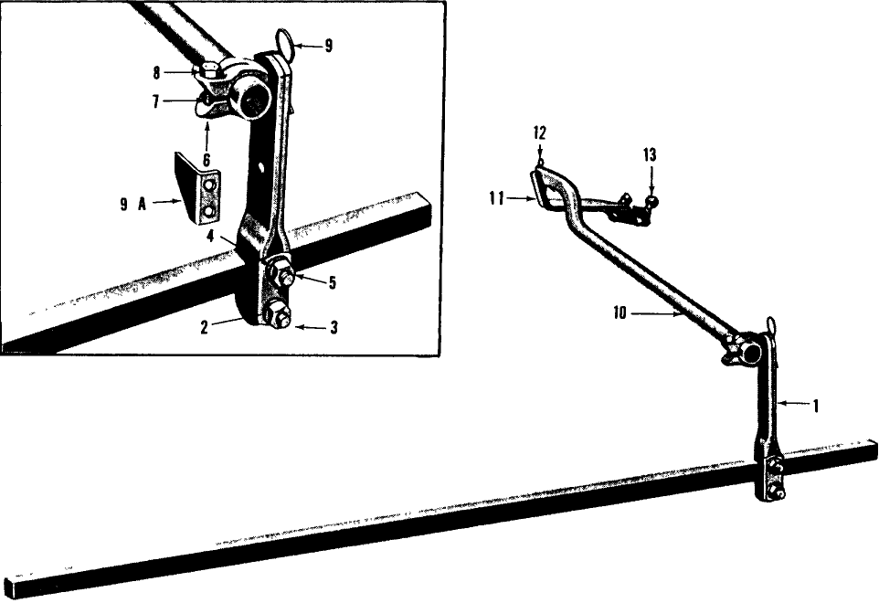 013 PUSH ROD & BRACKET PARTS - 13-56,13-57,13-58,13-59,13-65,13-66,13-73,13-76,13-77,13-84,13-106,13-132,13-133,13-218,13-219