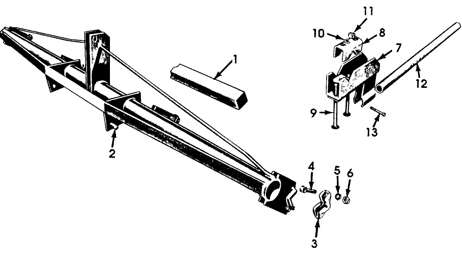 030 HEAVY DUTY TOOL BAR CARRIER & RIGID GANGS, 402-SERIES, 403-SERIES,13-152,13-193,12-239