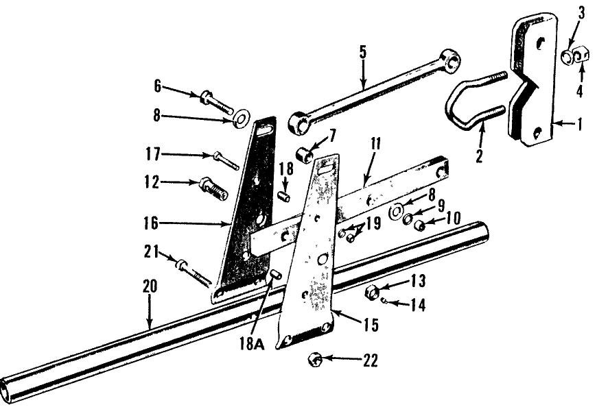 031 REAR FLOATING PARALLEL LINKAGE GANG - 13-250