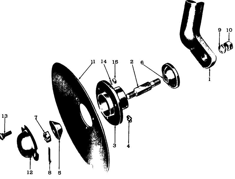 061 DISC HILLER ATTACHMENT, #133381