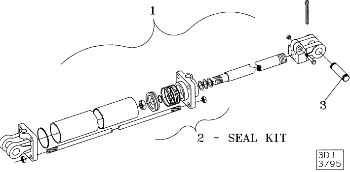 08 -09 HYDRAULIC CYLINDERS 3000 PSI