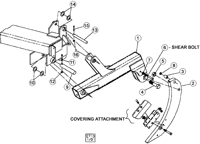 09-07 MAIN FRAME SHEAR BOLT ASSEMBLY