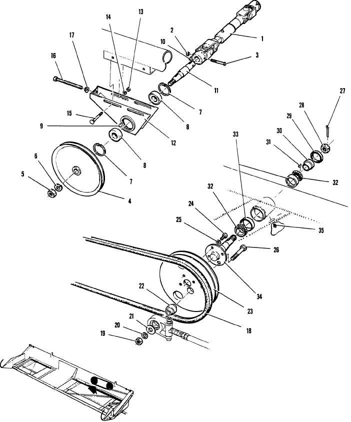 006 PTO  PULLEY & COUNTERWEIGHT