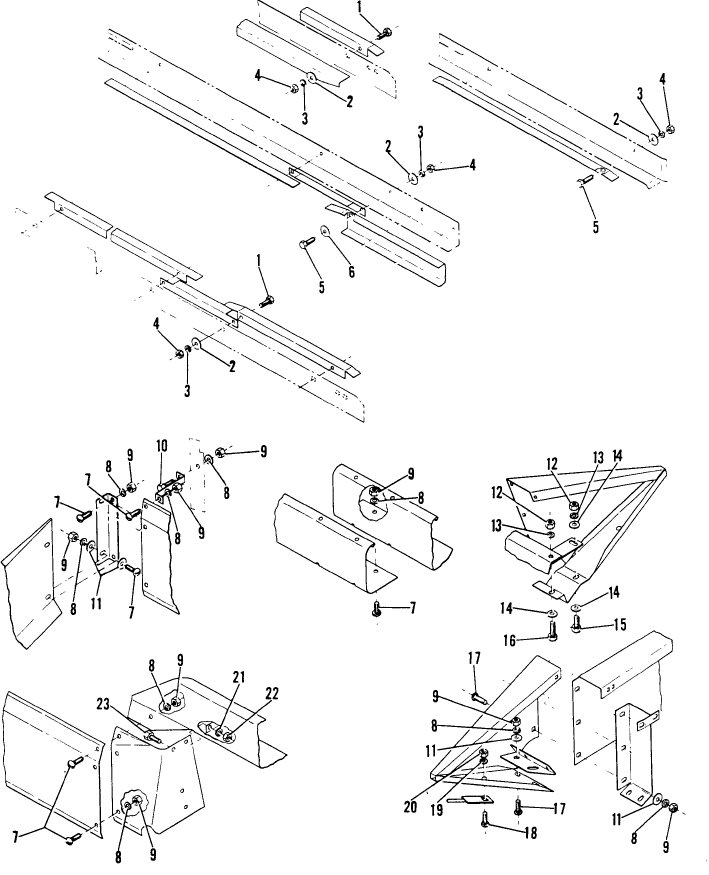 039 SHIELD & DIVIDER HARDWARE