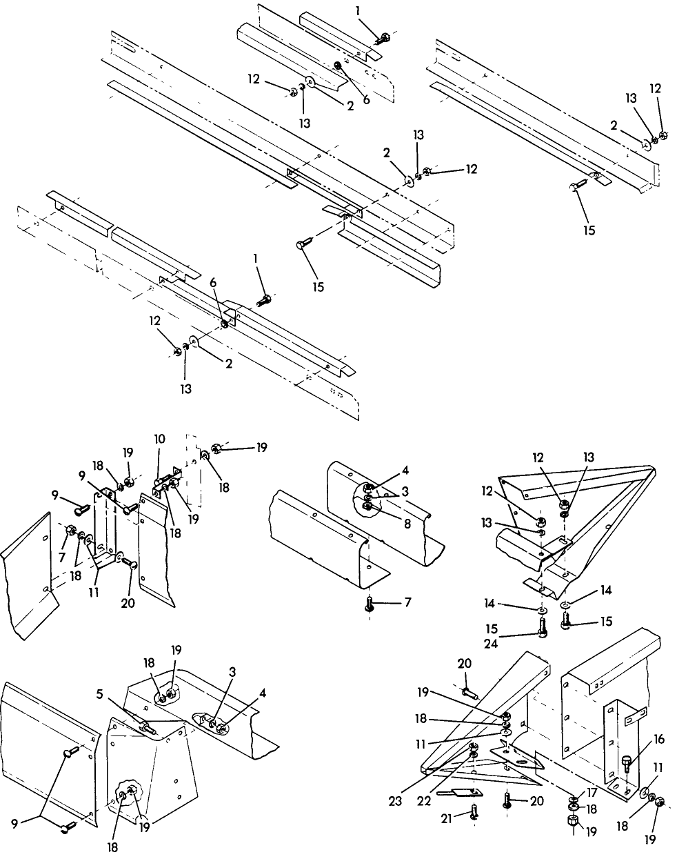 036 SHIELD & DIVIDER HARDWARE