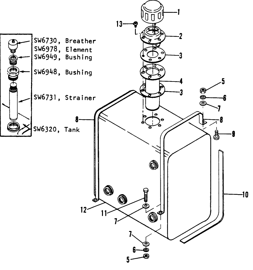 006 HYDRAULIC TANK