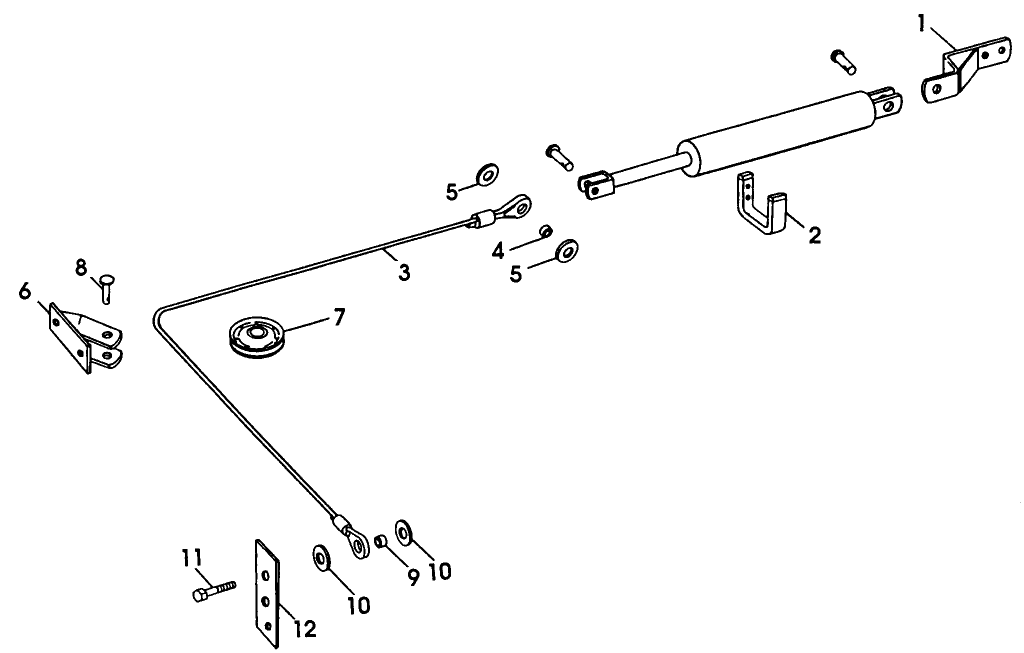 042 BALE LOADER HYDRAULIC LIFT ATTACHMENT KIT, 97962