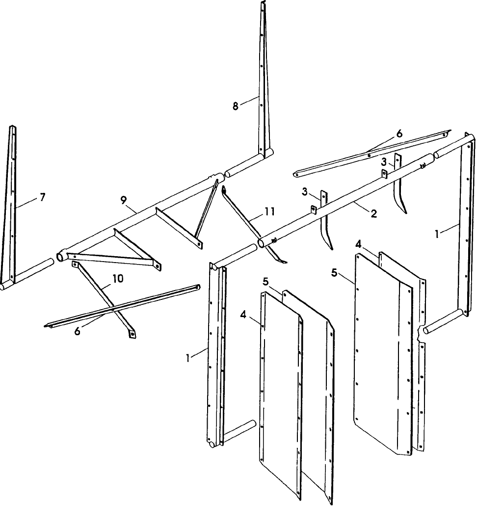 034 BALE STABILIZER & TINE ARCH, ASN 5040