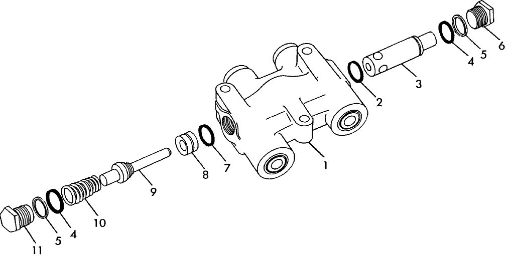 022 HYDRAULIC CONTROL VALVE, LOCK-OUT, CESSNA 39002-BAA