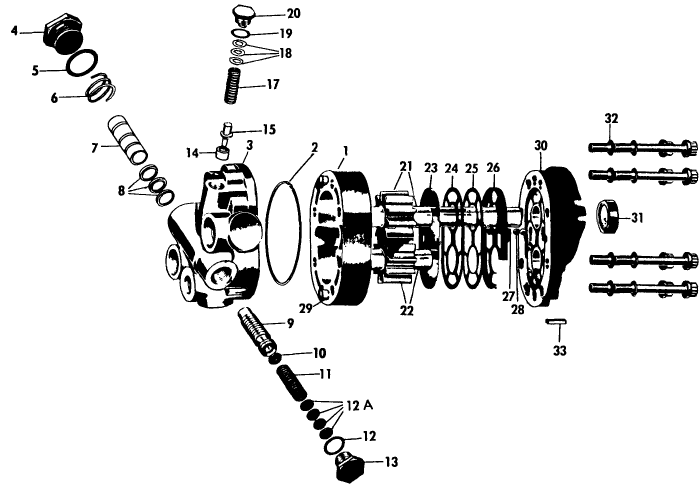 019 HYDRAULIC PUMP ASSEMBLY