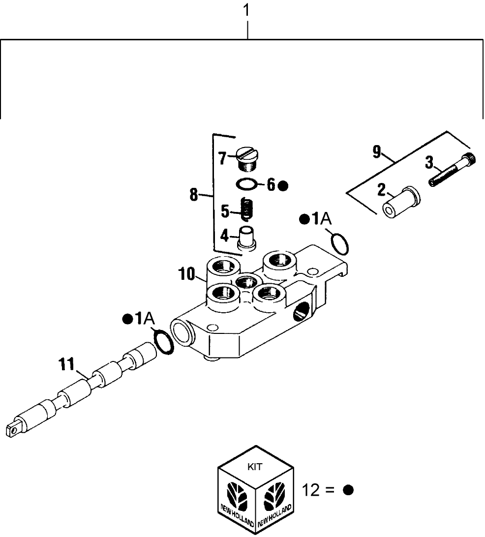 024 HYDRAULIC CONTROL VALVE, FIRST TABLE, VICTOR FLUID POWER