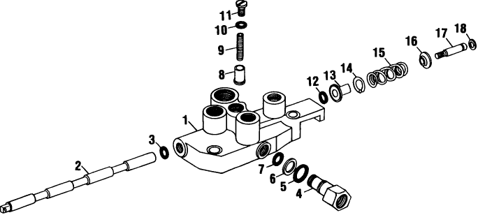 085 BALE LOADER LIFT VALVE USED ON & ASN 1541 - 1068, USED ON S/N 1855 THRU 1860, ALSO ON & ASN 1990 - 1069