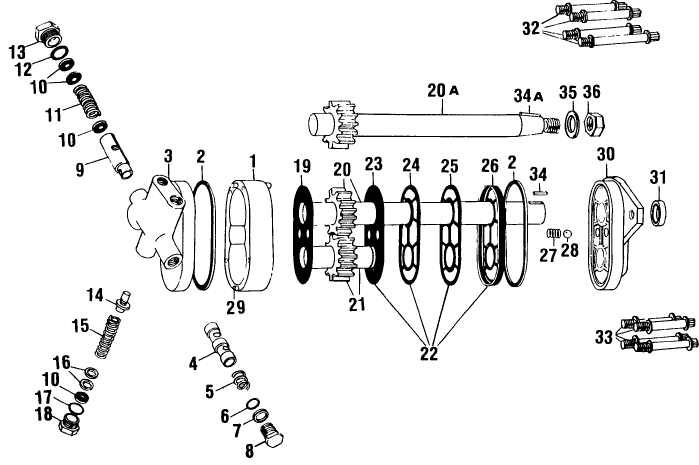 061 HYDRAULIC PUMP ASSEMBLY