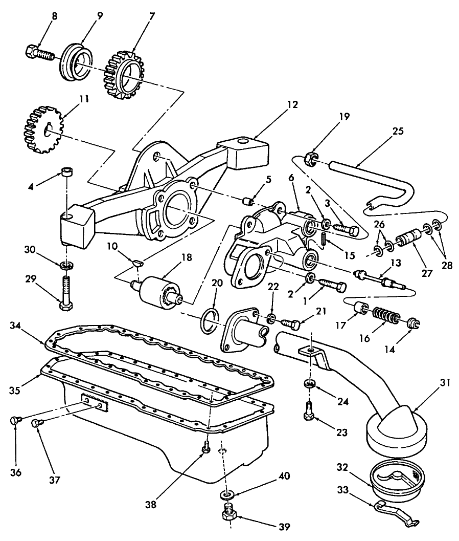 026 OIL PUMP & OIL PAN, BSN 553416