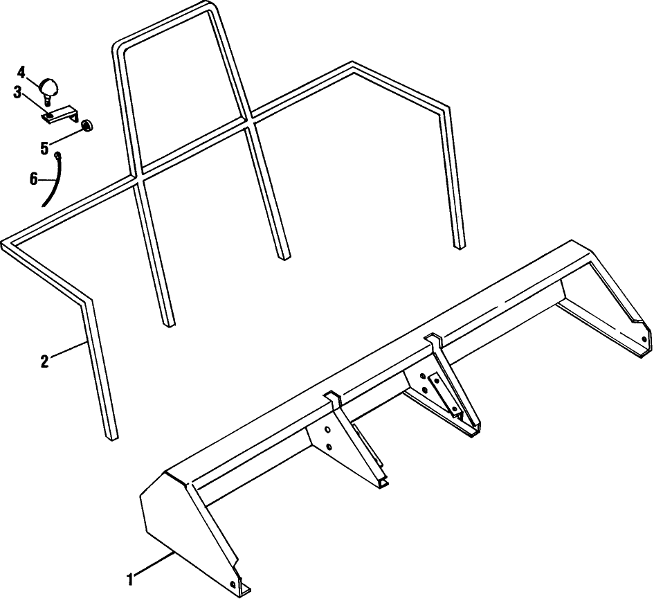 006 FRONT RAILING WELD ASSEMBLY