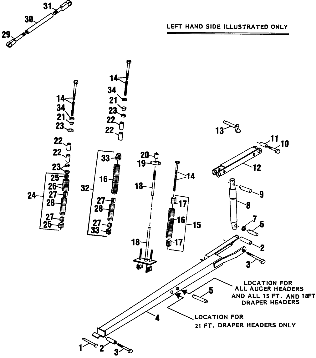 004 14 FT & 16 FT DUAL-AUGER HEADERS, ASN 396421