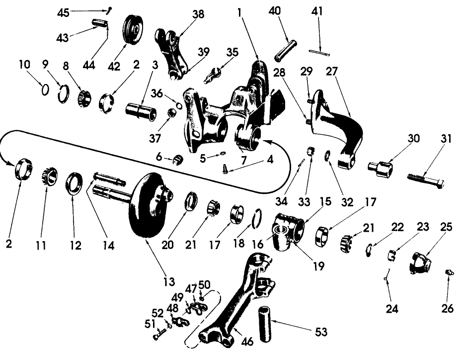 006 HINGE & CRANKSHAFT PARTS