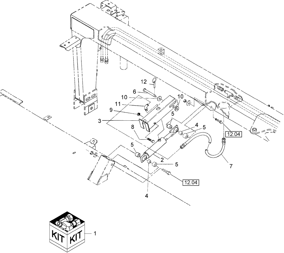 18.01(01) KIT, HYDRAULIC TOP LINK