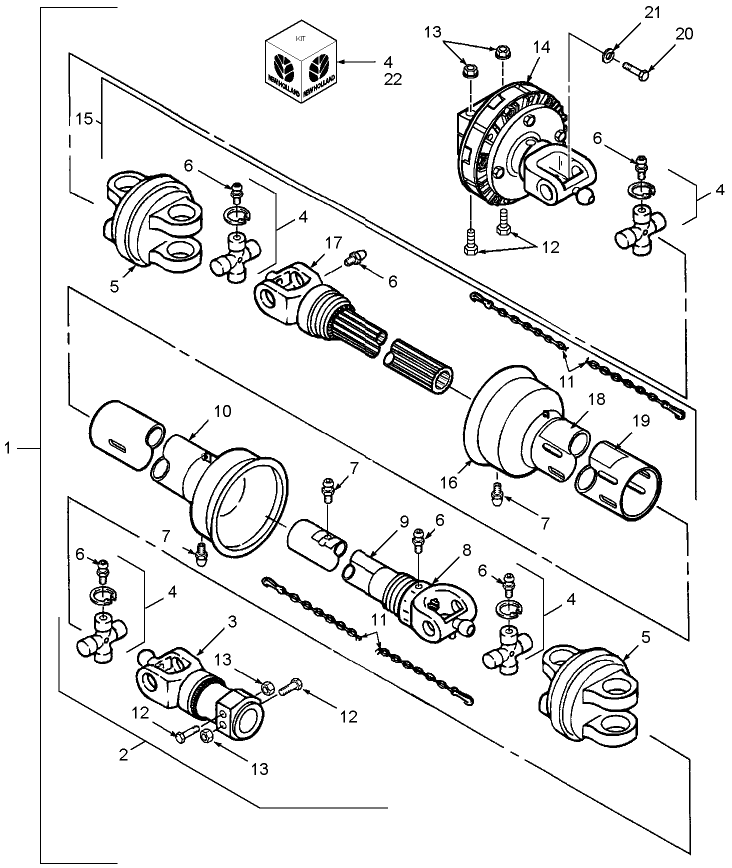 01.05 SECONDARY PTO, BSN-646500