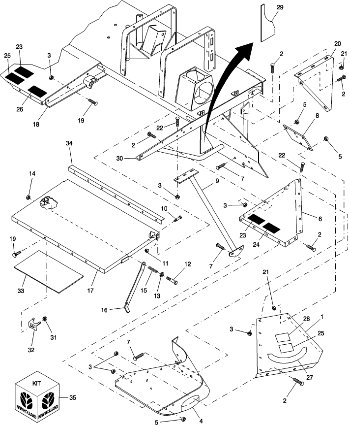 08.01 SHIELDING, LEFT SIDE