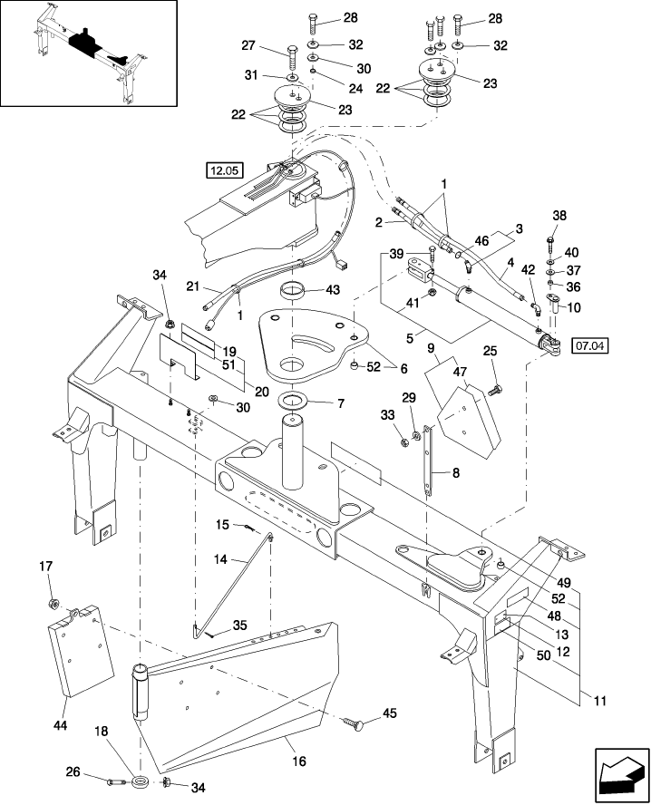12.08 TRAILFRAME, REAR & WINDROW SHIELDS