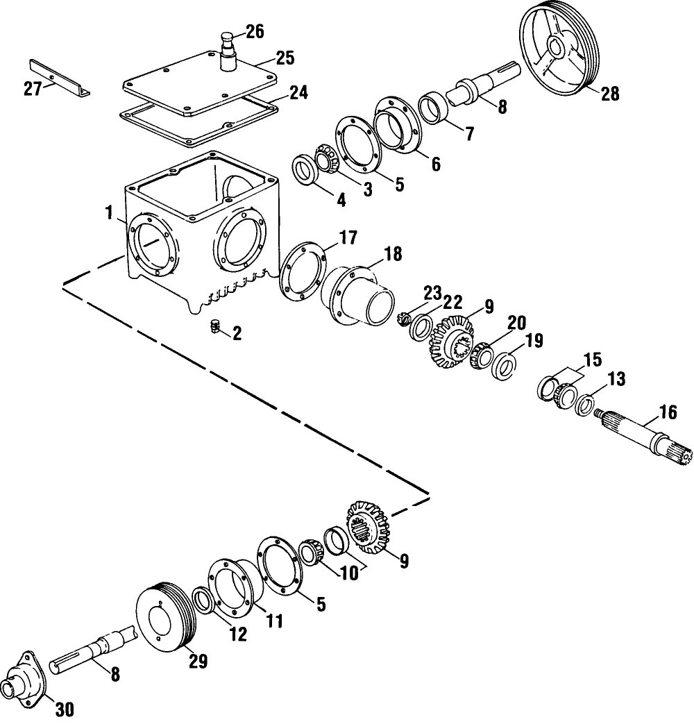 026 GEARBOX, HYDROSTATIC DRIVE