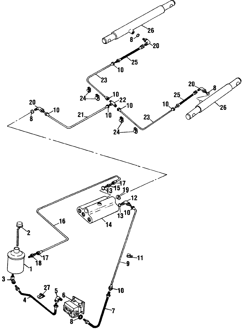 028 HYDRAULIC SYSTEM, PLANETARY DRIVE