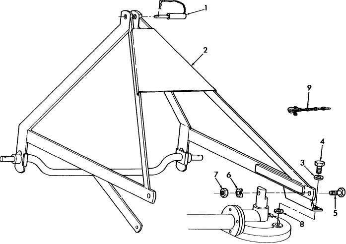 004 THREE POINT HITCH FRAME