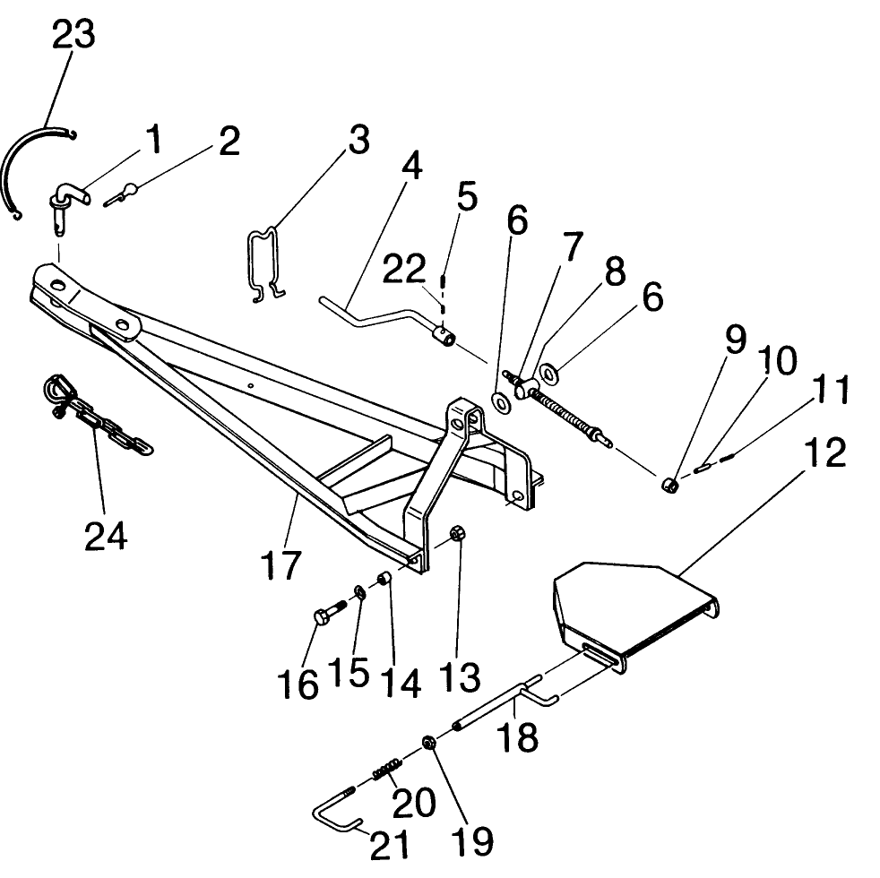 001 HITCH FRAME, 158