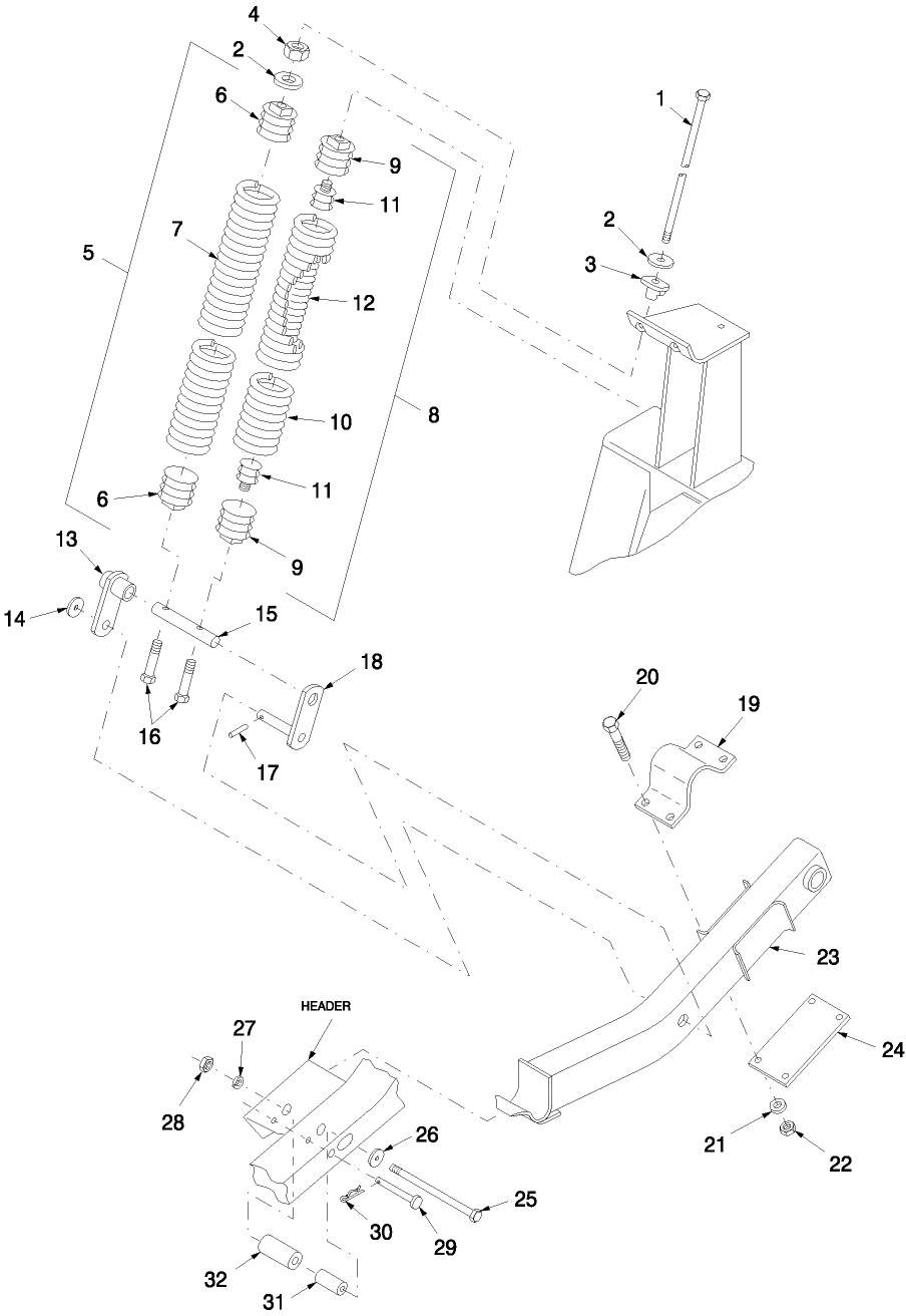 001(4) HEADER ATTACHING GROUP, 1475, BSN-646170