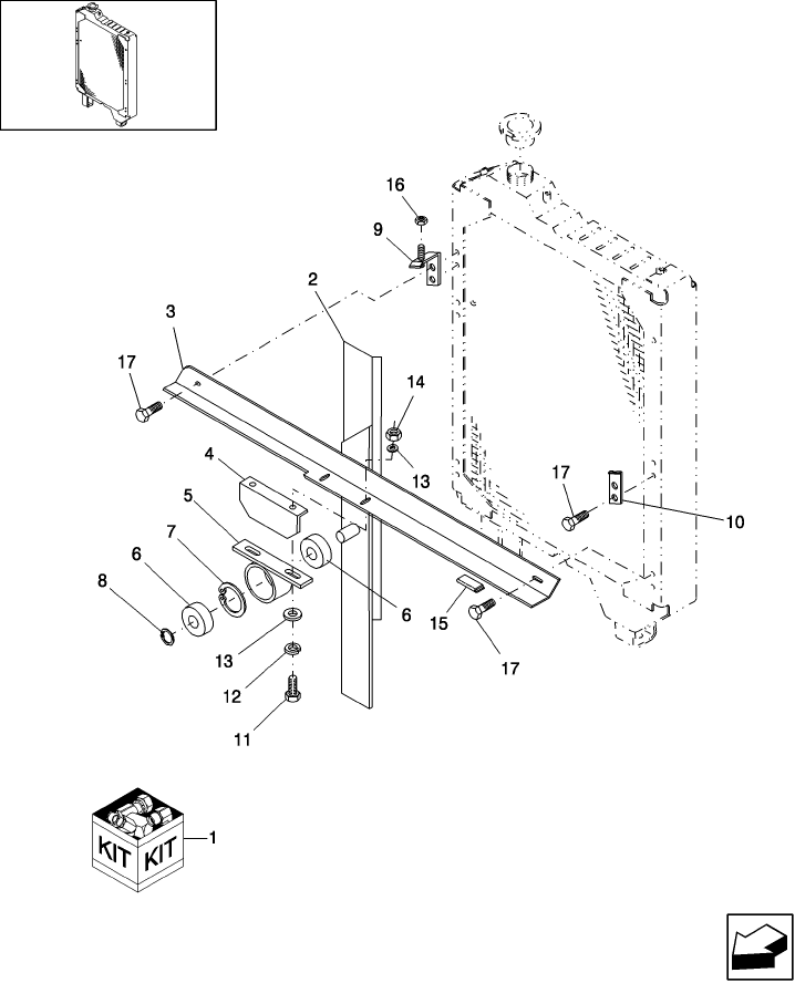 010 CHAFF WIPER FAN KIT