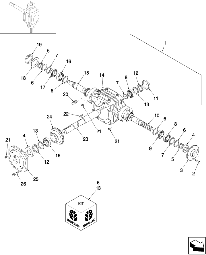 20.03(02) GEARBOX, BEVEL, 2331