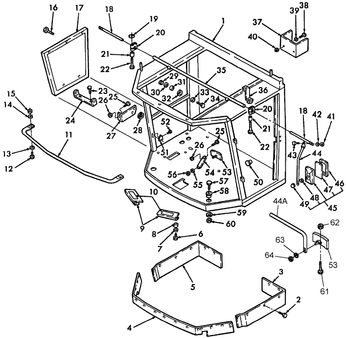 10.01 CAB FRAME GROUP