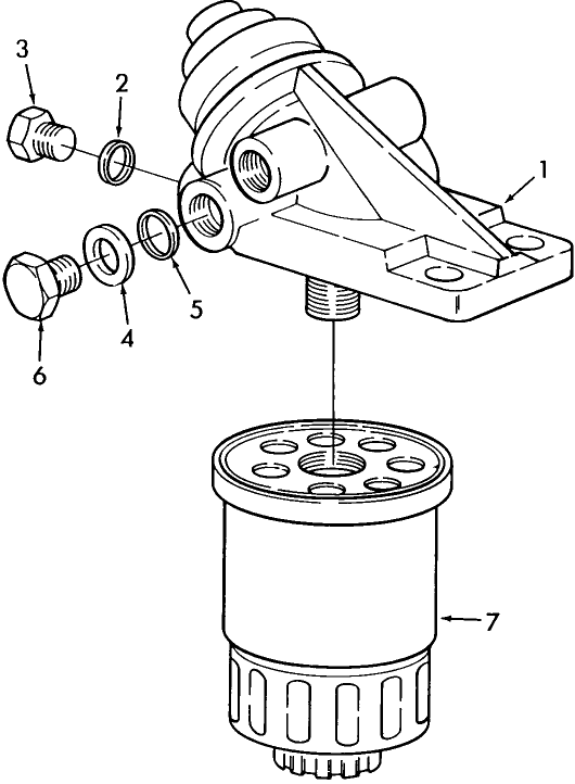 01.15 ENGINE, NON-EMISSIONIZED, FUEL FILTER ASSEMBLY, 2450, 2550 BSN 606630