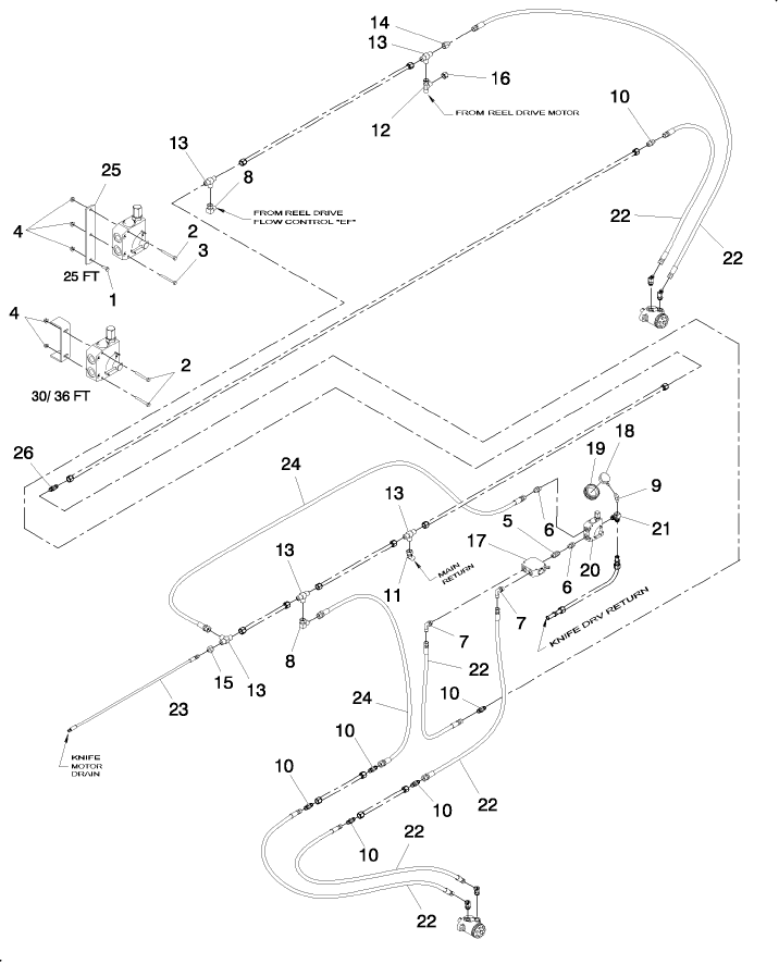 20.07.05(3.2) HYDRAULICS, SINGLE SWATH, FROM PIN K01 2007