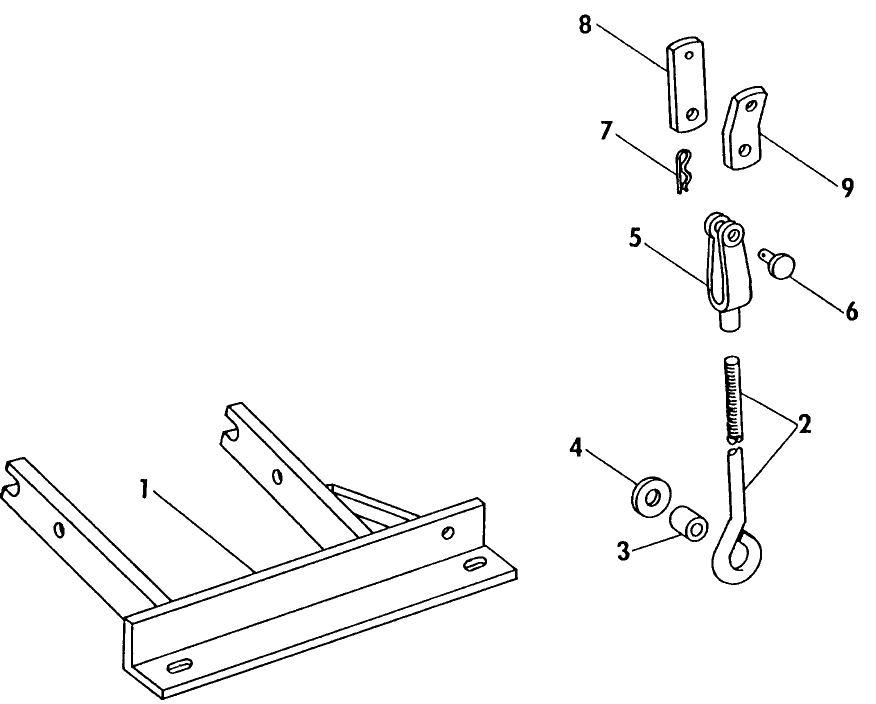 008 HITCH ATTACHMENT, ALLIS CHALMERS D-14 & D-17