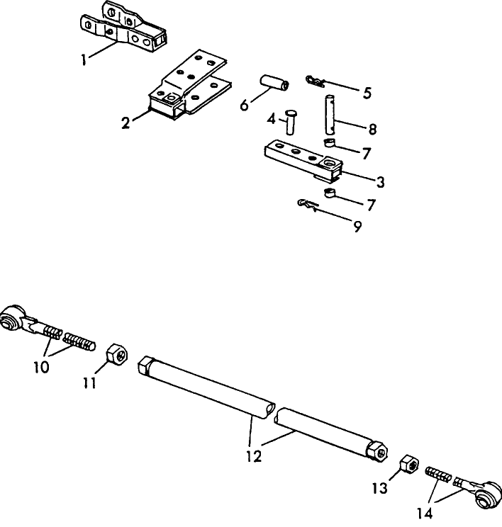 016 COMPLETE TRACTOR LINK KIT (UNDER 40 H.P. TRACTORS)