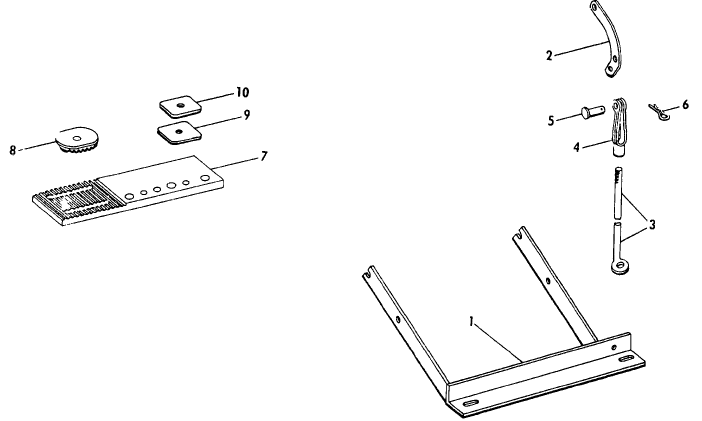 007 HITCH ATTACHMENT, ALLIS CHALMERS WD & WD45