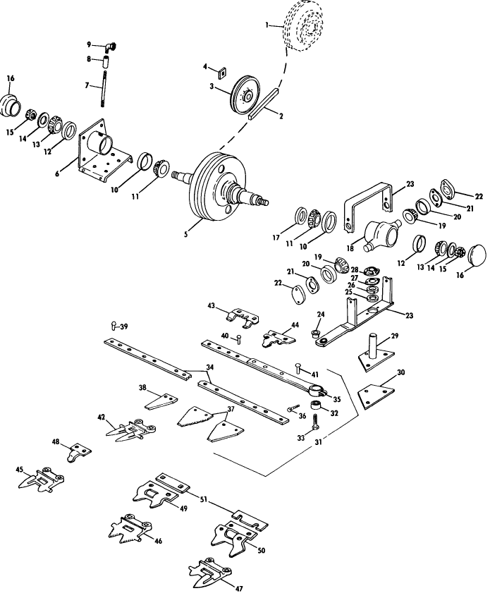 009 CUTTERBAR & DRIVE