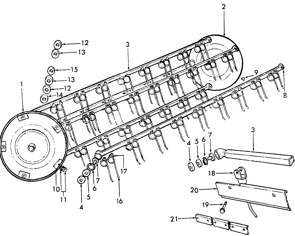 003 REEL PARTS - 14-185,14-186,14-201,14-202,14-403