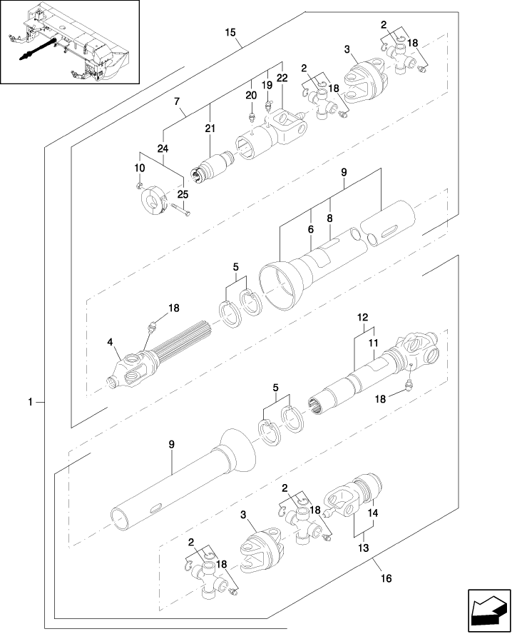 20.01 PTO COMPONENTS, BI-DIRECTIONAL