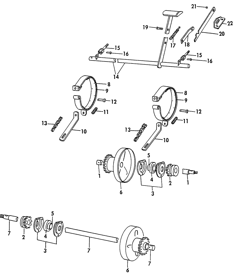 005 DRIVE SHAFT & BRAKE GROUP