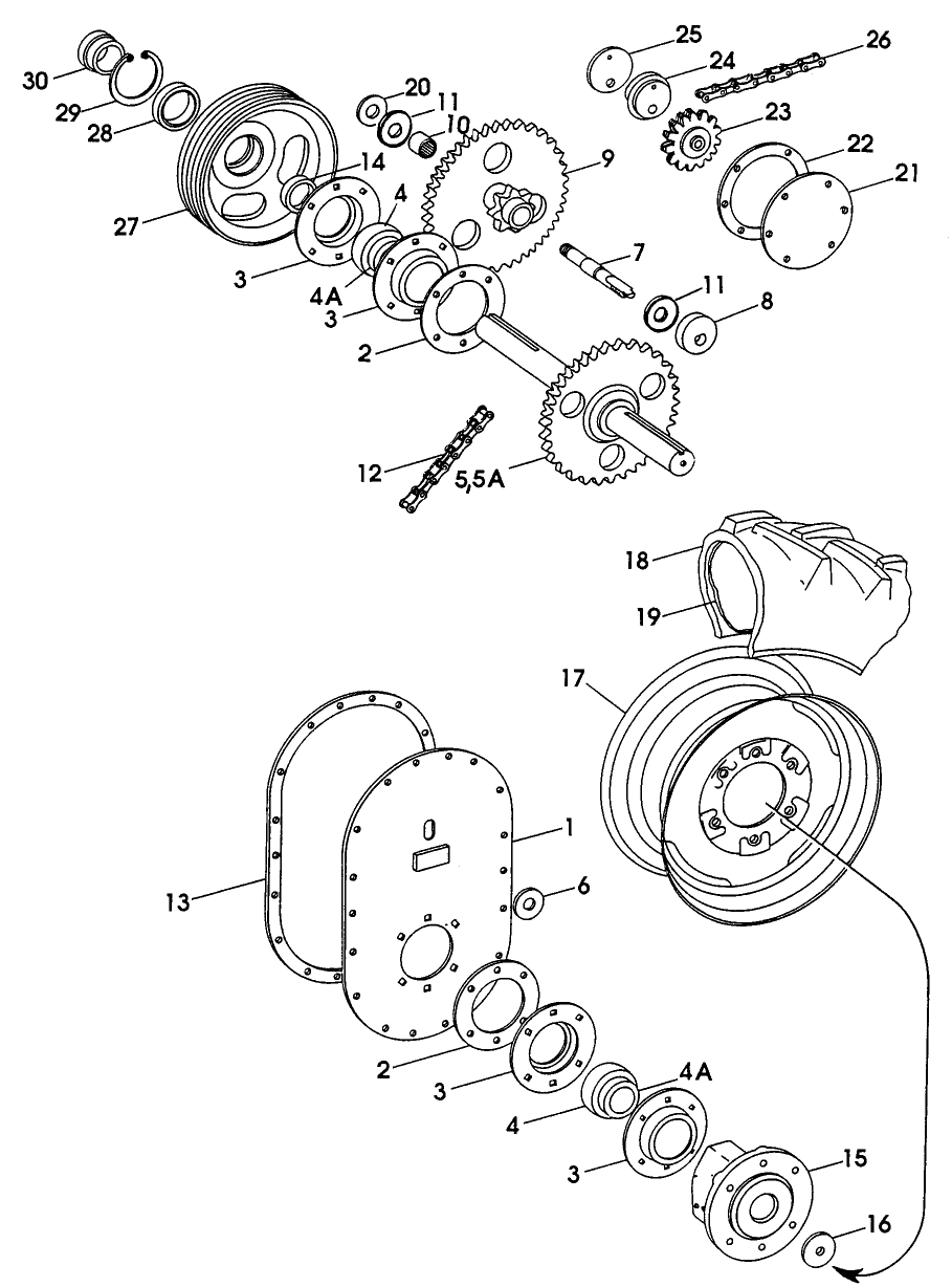 006 DRIVE WHEEL & AXLE GROUP