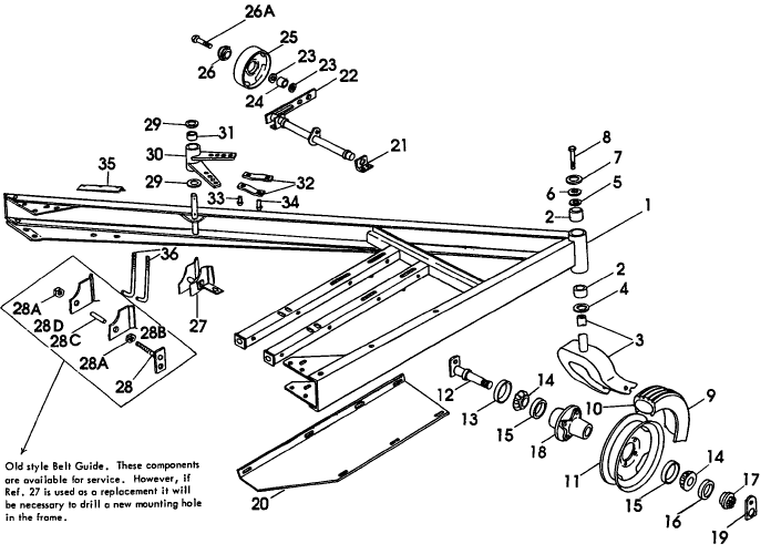 003 REAR FRAME, 905